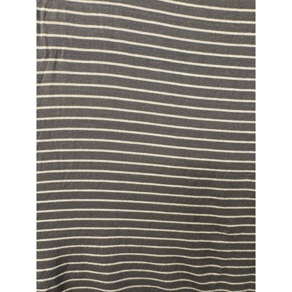 Old Navy Gray and White Striped Sleeveless Tank Open Vent Back Small - Picture 6 of 6